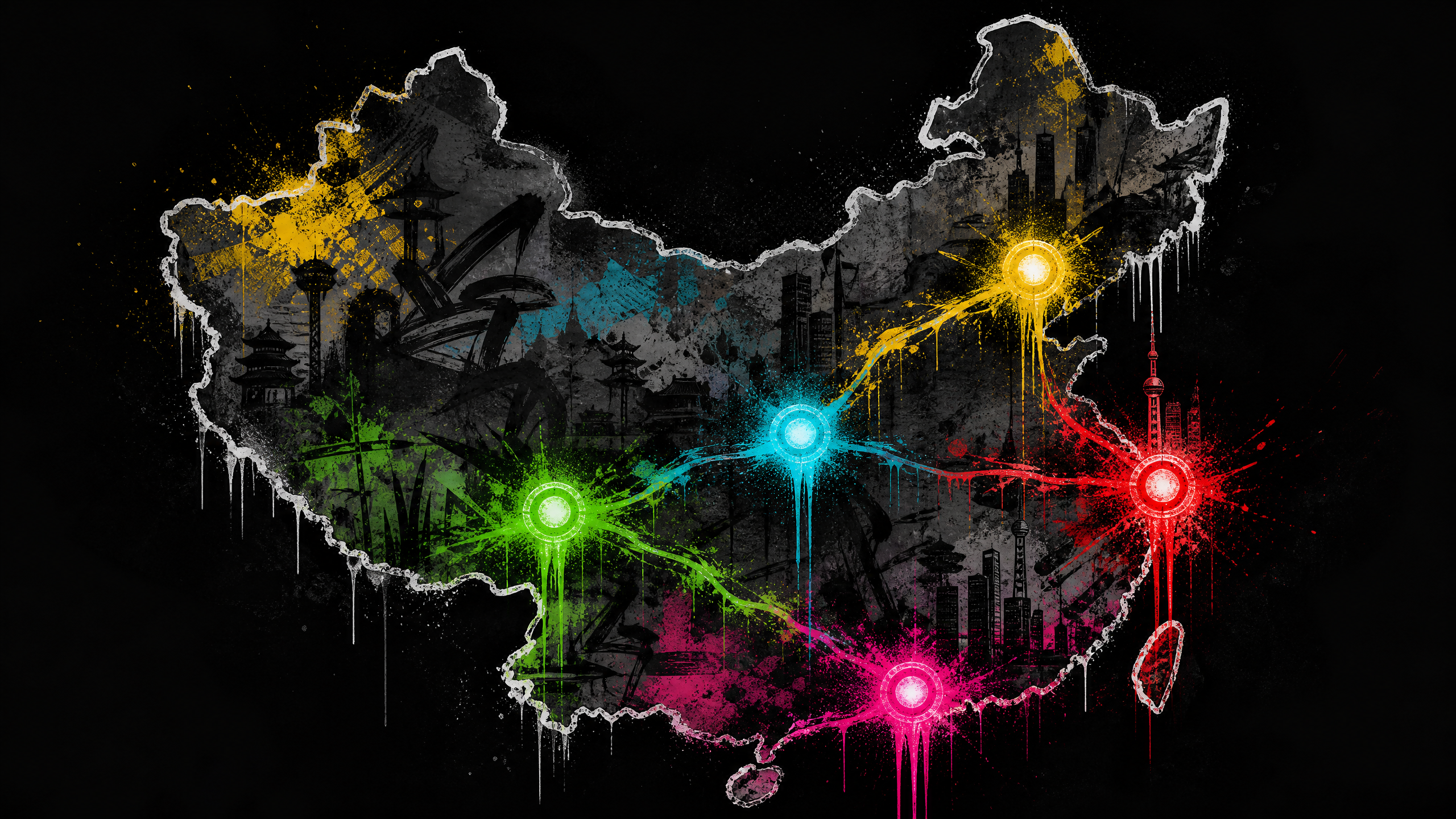 全国街舞城市地盘争夺实时地图